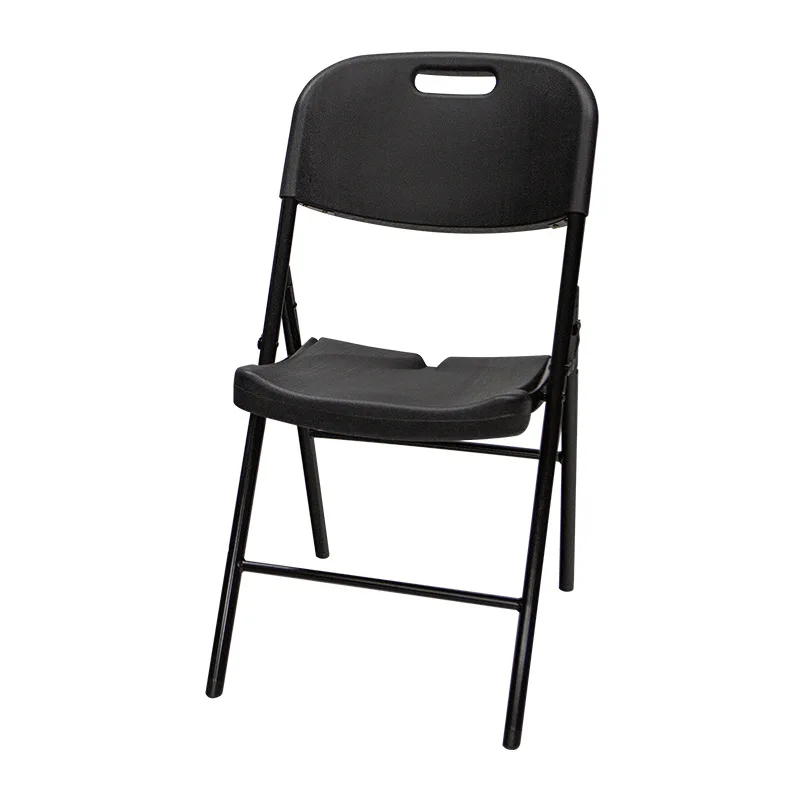 

Folding Chair Home Dining Chair Simple Meeting Room Plastic Backrest Thickened Outdoor Portable Stool