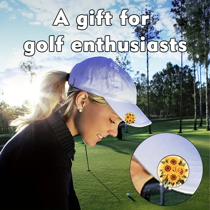 Marqueur Golf Ball Marker, Magnético Hat Clip, Presentes para Homens e Mulheres