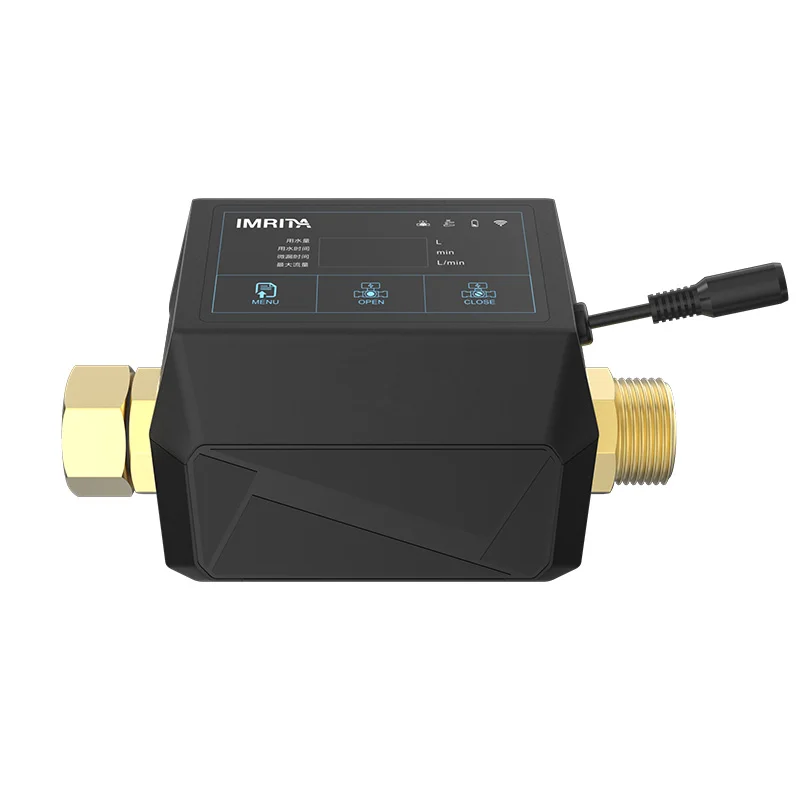 Water Meter Controller Smart WIFI Automatic Shut off Valve for Whole House Pipeline Water Safe Leakage Sensor Detector