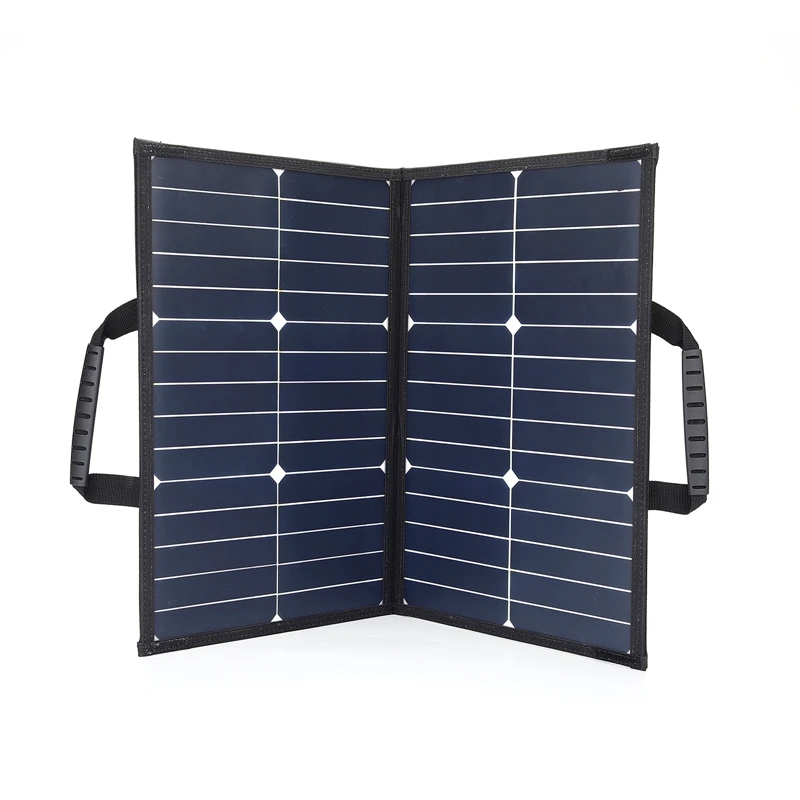 Imagem -03 - Panel Solar Portátil de 18v y 60w Impermeable Usb para Exteriores Mais tipo c Mais Carga de Salida cc para Teléfono Camping al Aire Libre Viajes Emergencia