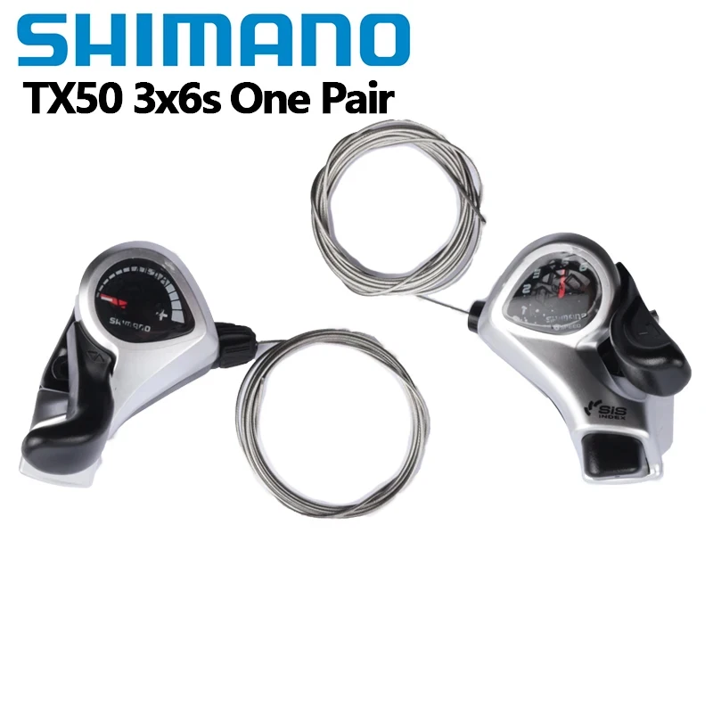 Shimano Tourney TX50 Shifter Lever 7Speed SL-TX50 Thumb Shifter Gear Lever 3S 6S 7S For MTB Mountain Bike Thumb Shifter Plus