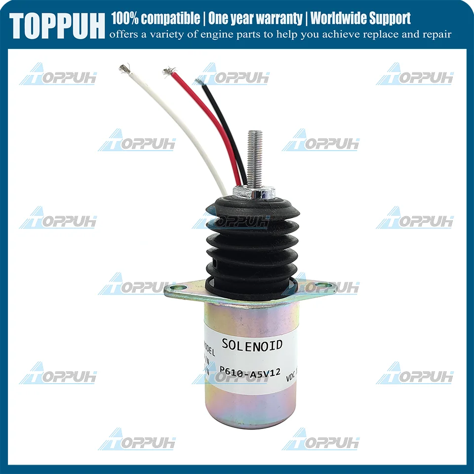 P610-A5V12 P610-B1V12 New Fuel Shut Off Solenoid for Trombetta 12V