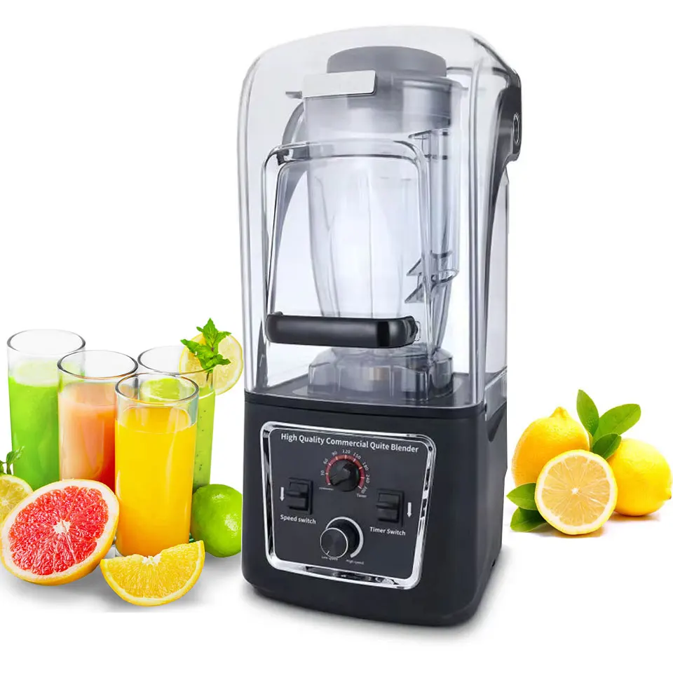

4L 2000W Large Blender Commercial Heavy Duty Smoothie Blender Machine For Restaurant
