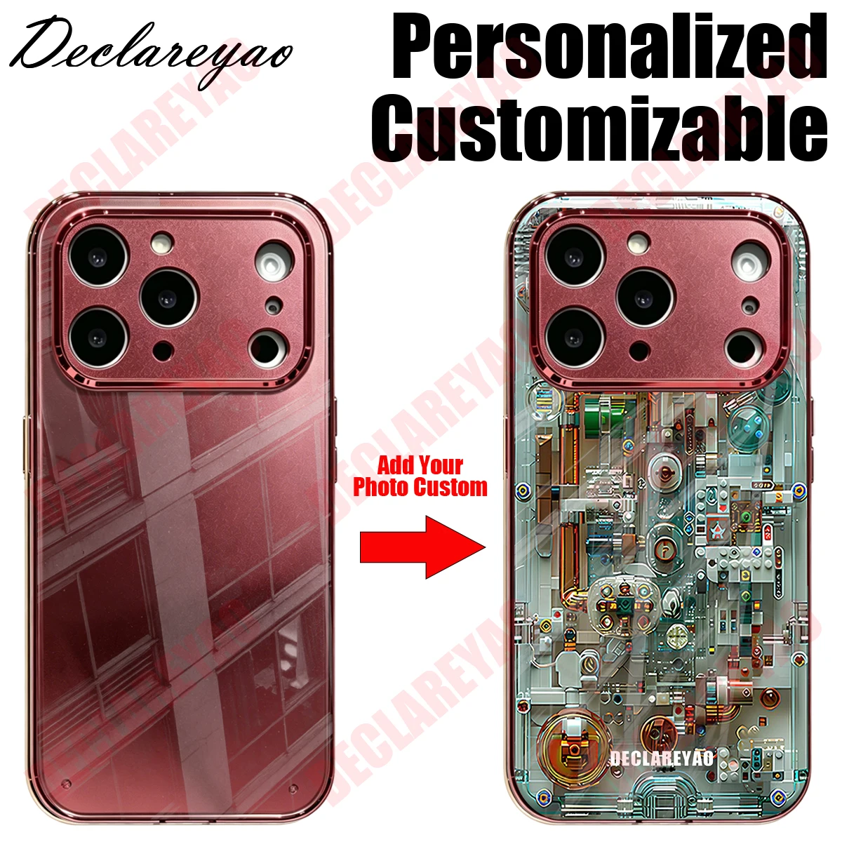 DECLAREYAO DECLAREYAO Custom Glass Case For iPhone 16e X 6S 13 XR SE2 SE3 Air 2020 15 2022 11 17 6 Pro Xs 16 12 7 8 14 Plus Max SE Cover - Aliexpress Deal
