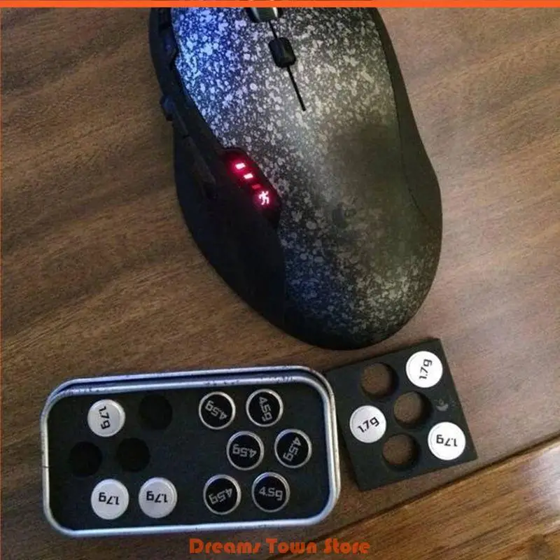HX6A 1Set New Practical Maus -Tuninggewichte & Abdeckung für G500S G500 Maus
