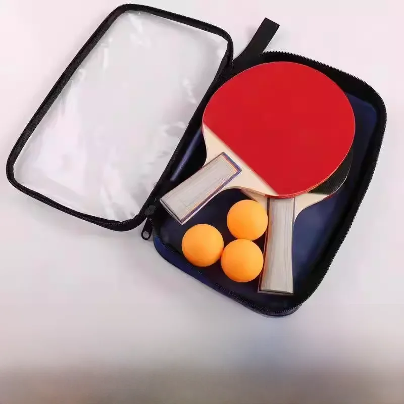 

Long Handle Table Tennis Raet Set for Primary School Students Double Raet Finied Product Children's Learning Kit 2 Pcs