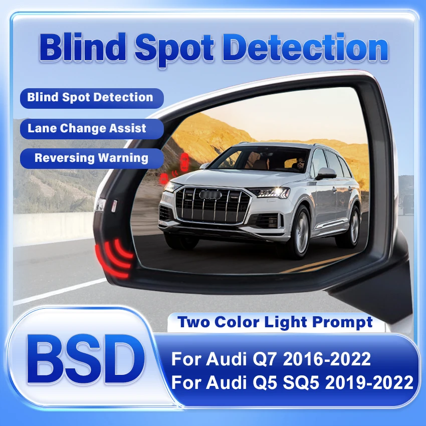 Car Blind Spot Detection System BSD BSA BSM Car Radar Sensors Change Lane Aided Parking For Audi Q7 2016-2022 Q5 SQ5 2019-2022