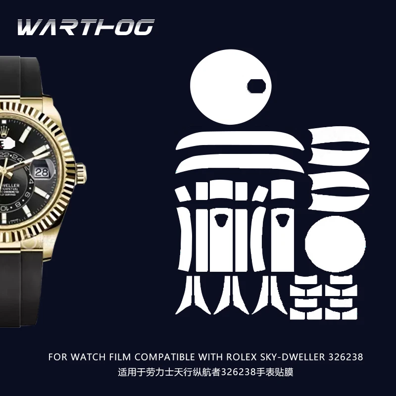 

For Watch film compatible With Rolex Sky‑Dweller 326238 High-definition Coverage Scratch-resistant Watch Protective Film
