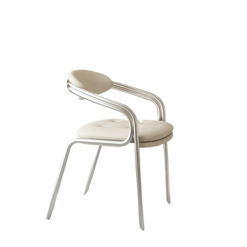 Back chair stool soft bag leather light luxury home light luxury modern simple negotiation ins chair