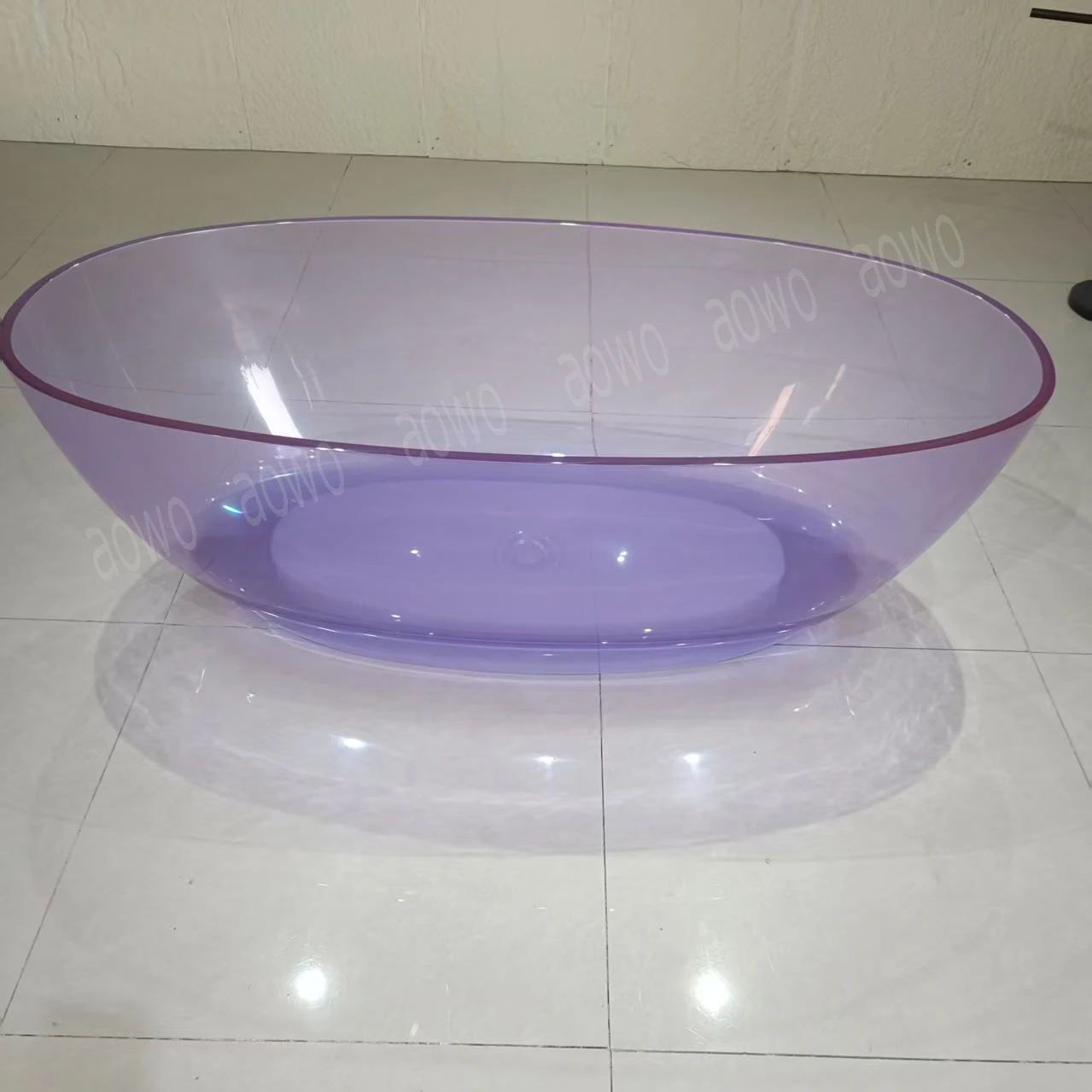 Japanese Imported Resin Bathtub Soaking Tub Transparent Clear Resin Various Color Customized Indoor Whirlpool Auen Mini Pool