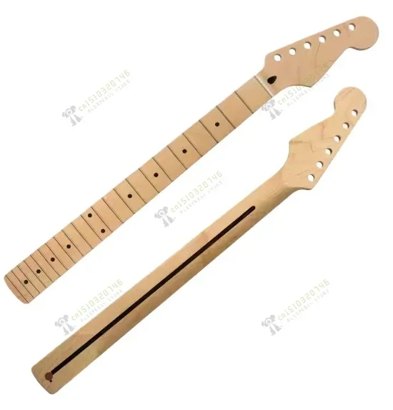 22 Products Maple Fingerboard Electric Guitar Neck Organ Handle for Fenders St Strat -- with Back Middle Line