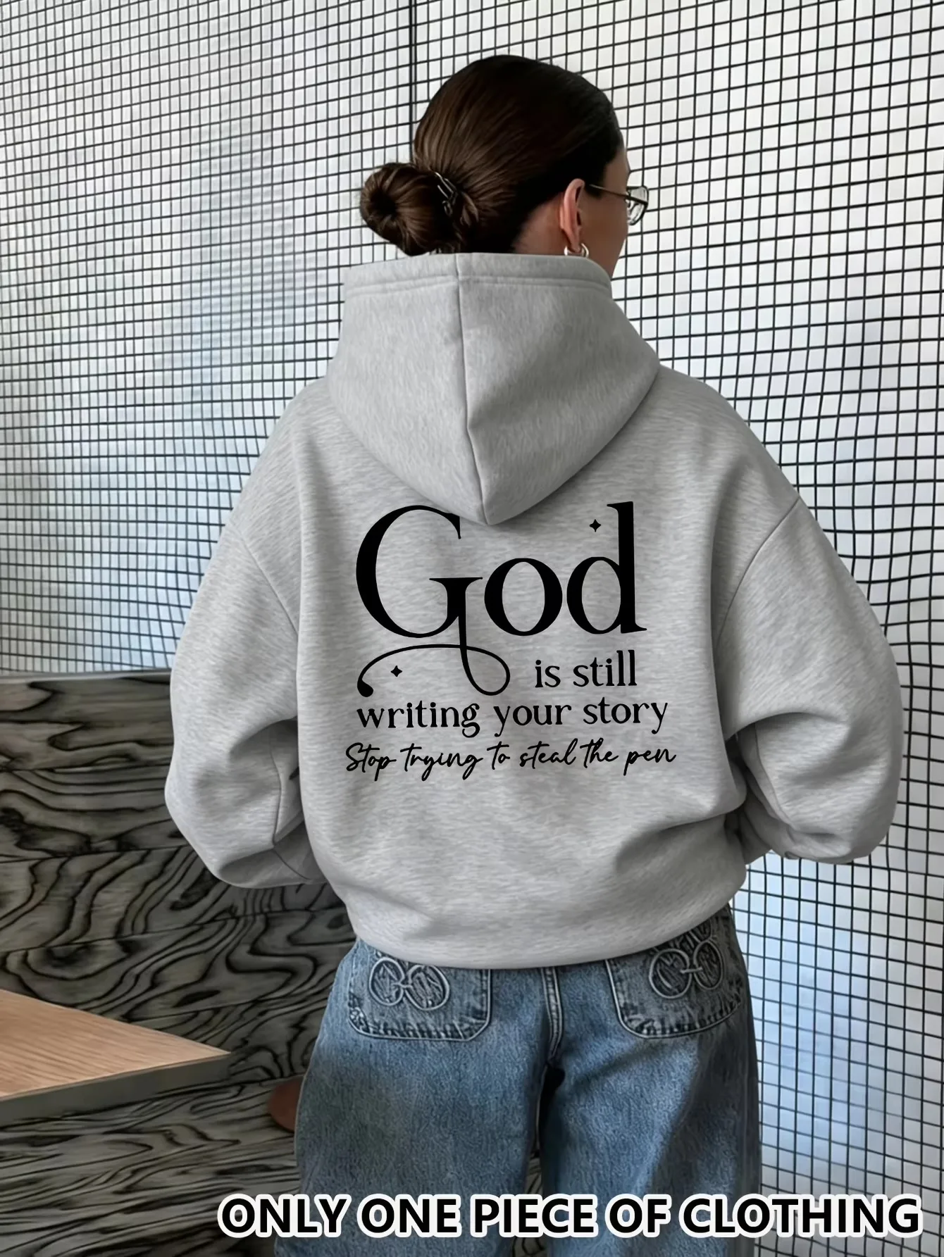 Fashionable All-Match Letter Print Hoodies Women's Casual Vintage Sweatshirts Graphic Y2k Pullovers Streetwear Clothes Outfit
