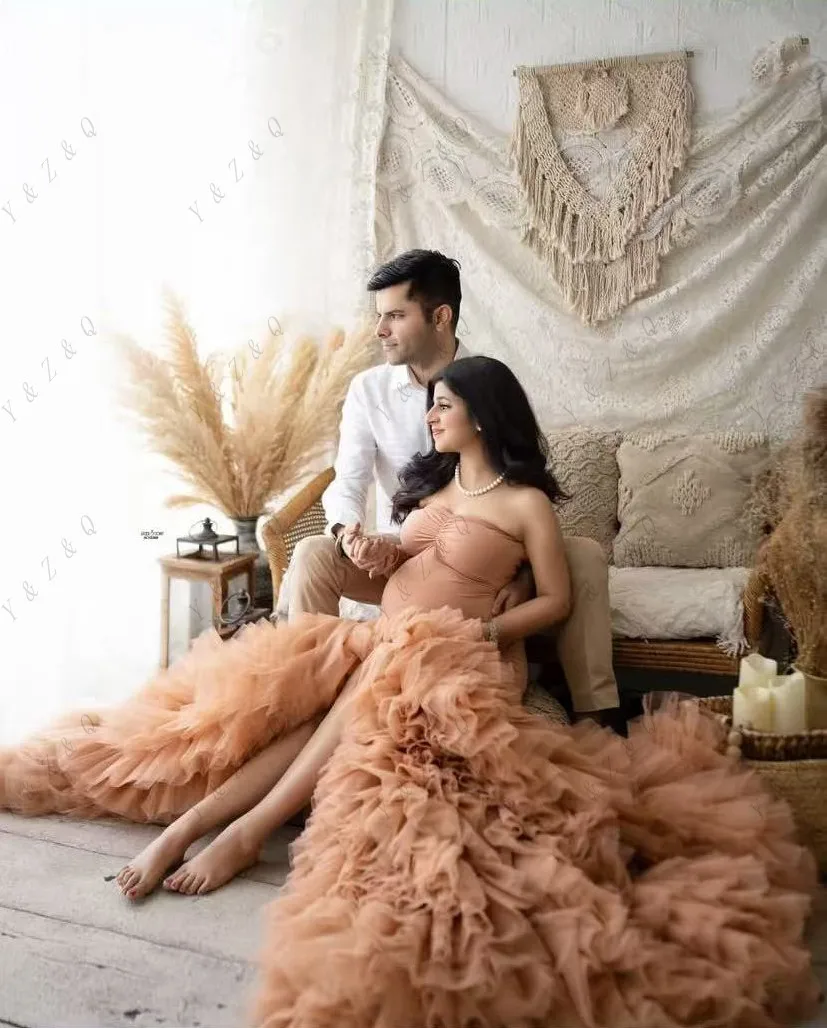 Vestido de maternidade feito à mão, sereia, coração, sessão de fotos, пла coloе для бе elemм onderх, vestido de maternidade em camadas, exuberante