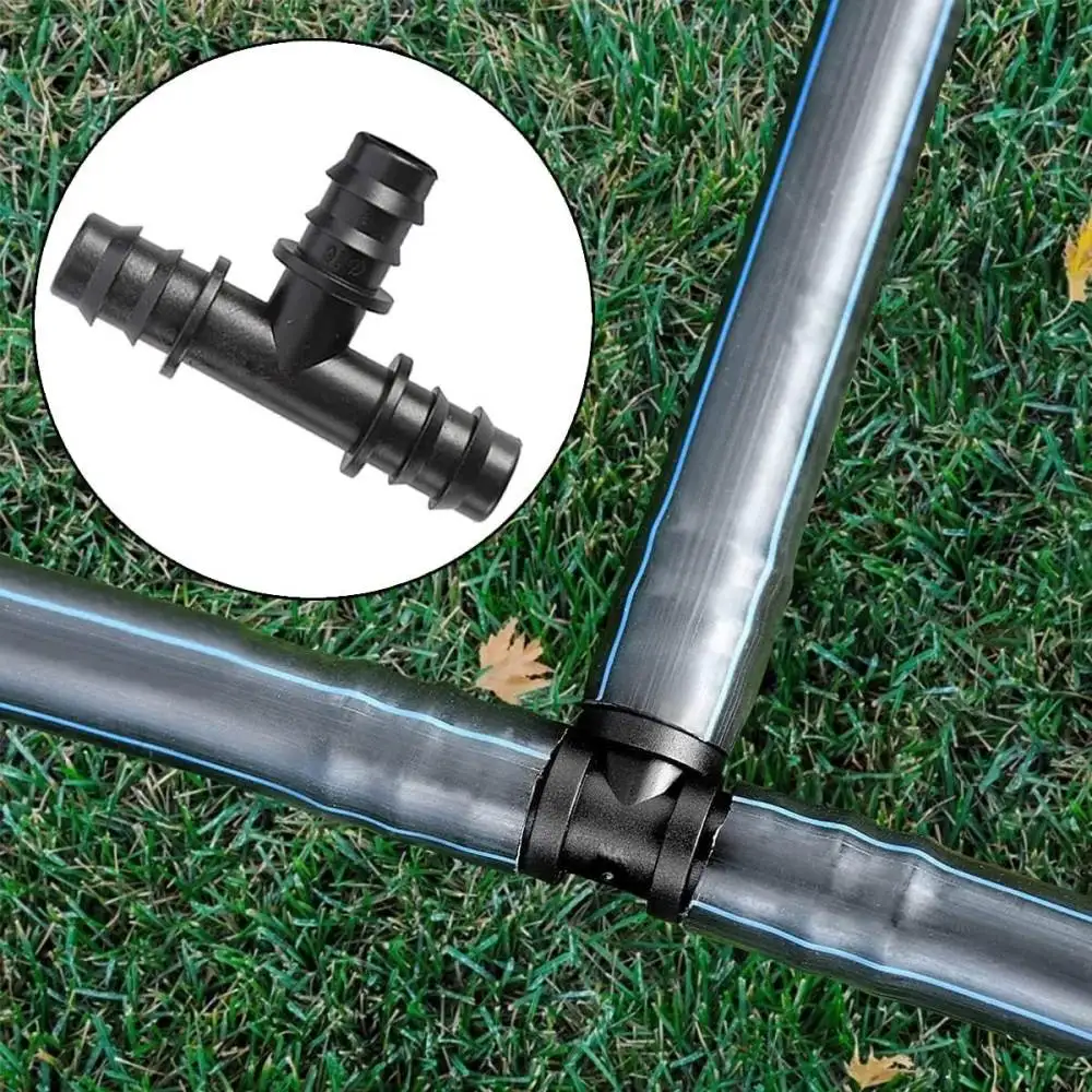 Irrigation Tube Fittings 16mm PE Connector Elbow Tee End Plug Switch Valve For Home Garden Water Irrigation System