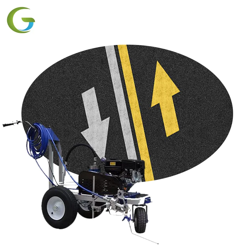 CGT Industrial High-Precision Diaphragm Pump Road Marking Machine For Sports Stadiums And Courts
