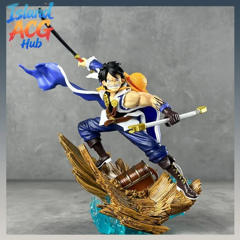 

Anime One Piece Fantasy Luffy Straw Hat Pirates GK Statue PVC Action Figure Model Desktop Decoration Collectible Gift for Anime