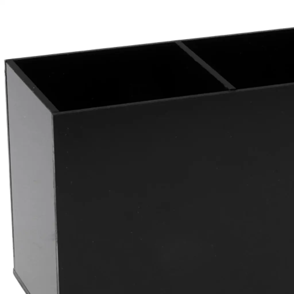 Handmade Acrylic Cosmetic Organizer Brush Holder Box Desktop Makeup Storage Stand for Office and Home