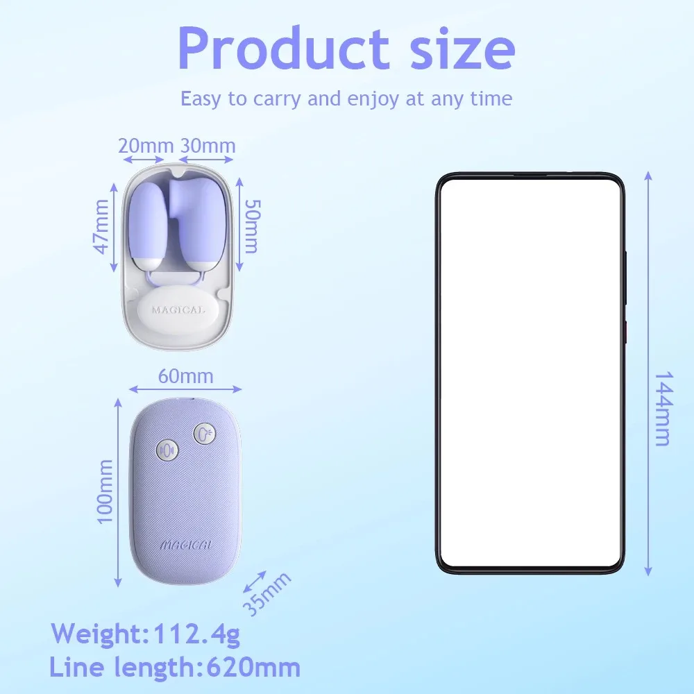 Magic Box Clitoral Sucking Vibrator with Vibrating Egg G Spot Nipple Stimulator 12 Speeds Vagina Sex Toy for Women view 3