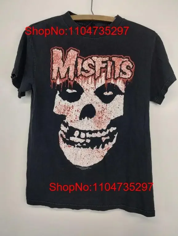 The Misfits Skull Face T Shirt 90s Y2K Cinder Block Danzig vintage Washed designer clothes streetwear Unisex fashion Soft