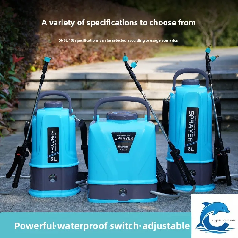 12V Lithium Battery Backpack Electric Sprayer, Automatic Farm Pesticide & Disinfection Sprayer, Large Capacity Watering Can