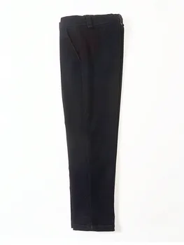 Tween Boy Back To School Season Black Single Breasted Long Pants, Boy Youth School Uniforms 4