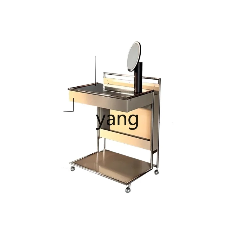 

LMM simple modern small apartment mobile c-type sofa side few makeup table bedside table
