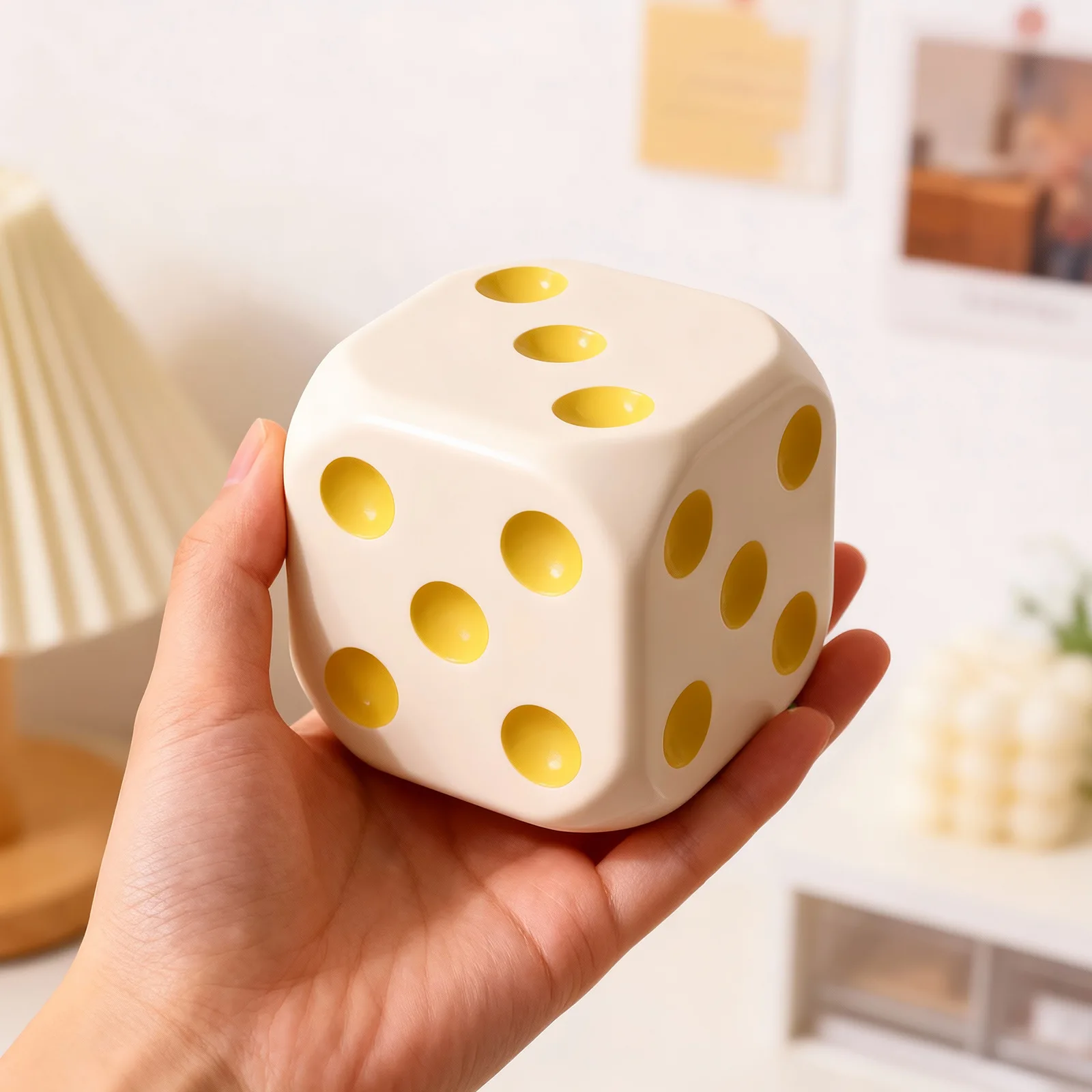 Large Dice Resin Mold DIY Dice Candle Silicone Mold Resin Plaster Polyhedral Game Dice Molds Making Home Decor