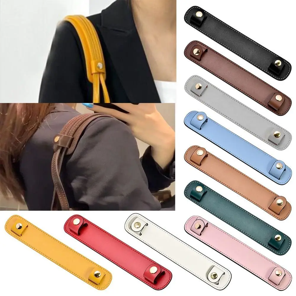 Women Lady Bag Strap Decompression Shoulder Pads Handle Fixing Clip Bag Accessories Wide Leather Bag Strap Shoulder Rest