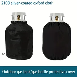 1pc Gas Tank Cover, Propane Tank Cover 20 Pounds Propane Tank Protection Cover, Outdoor Gas Propane Bottle Dust Cover