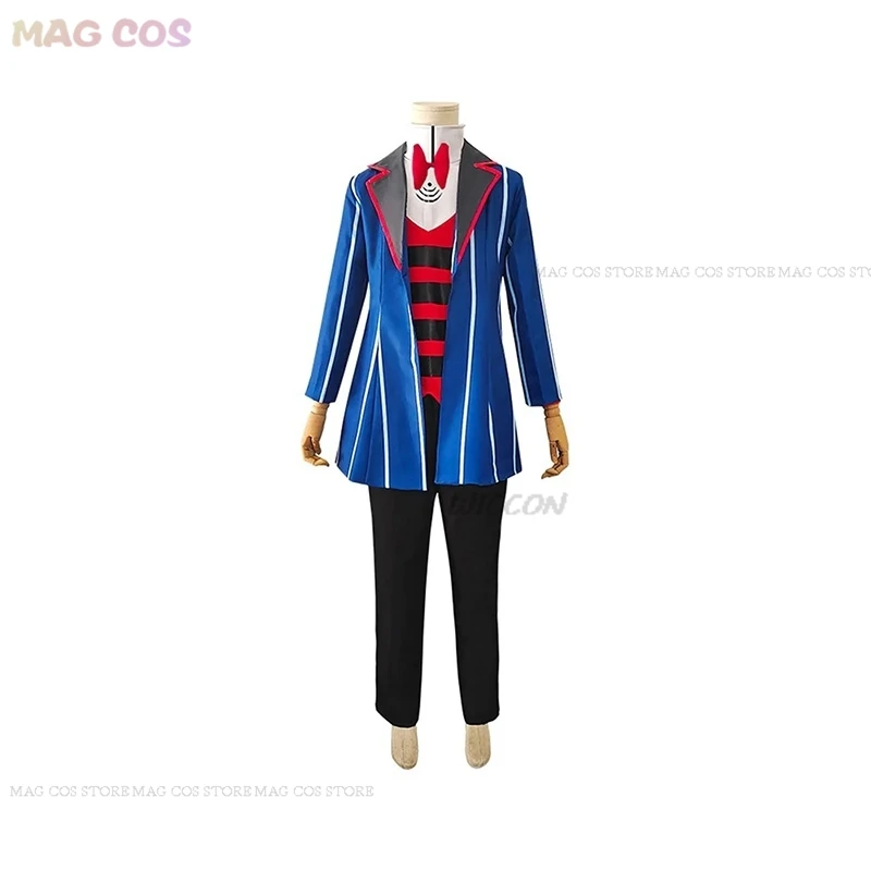 アニメハスビンコスプレホテルコスプレ衣装ブルーカーニバルパーティーカーニバルアニメと赤い制服ハロウィンパフォーマンスセット Vox Cos