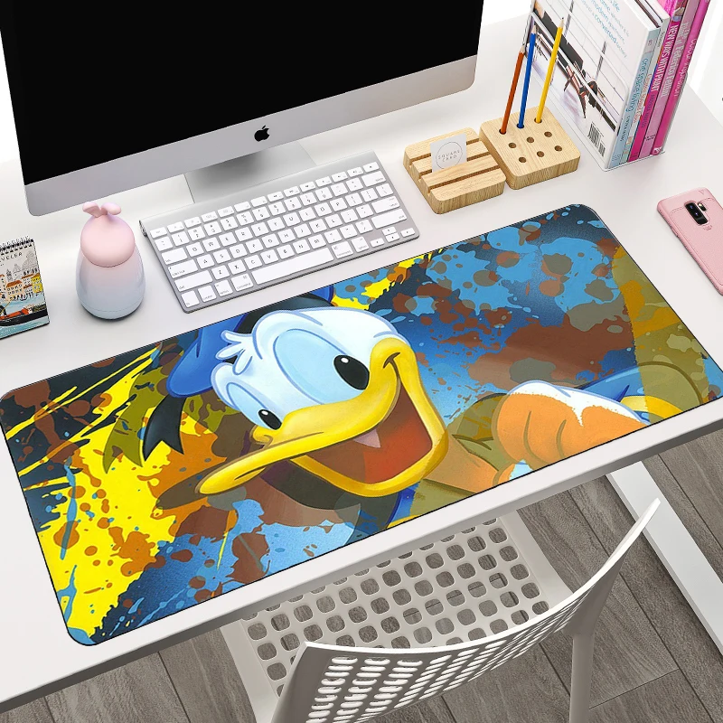 Donald Daisy Duck Kawaii Mouse Pad Laptop Cartoon Anime Keyboard Mousepad Large Home Computer Gaming Accessories Desk Mat Carpet