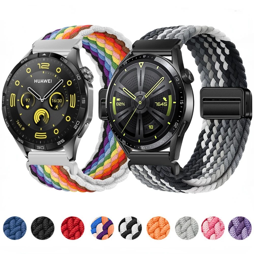 20mm 22mm Nylonowy pasek do zegarka Huawei 4/GT4/GT2/3 Pro Amazfit GTR 3/4 Miękka oddychająca bransoletka do zegarka Samsung Galaxy 6/5/4/3