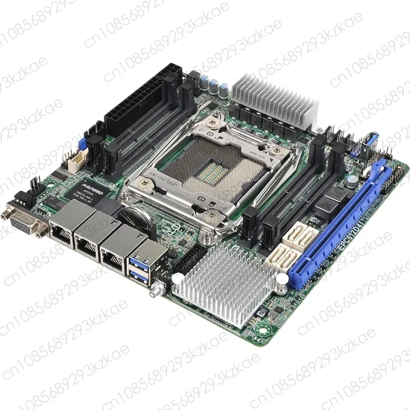 Good condition Asrock Rack EPC612D4I mi-ni ITX Server mothe-rboard  E5-1600/2600 v3/v4 LGA 2011 IPMI PCIe x16 DDR3