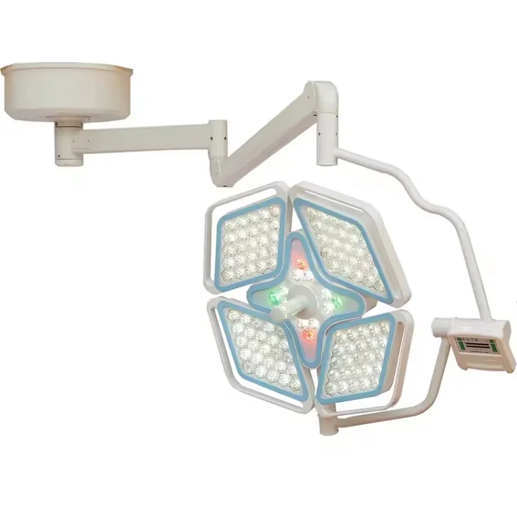 High Quality Single Head LED Shadowless Lamp Four-Petal Design for Operating Room Lighting Electric Power Source