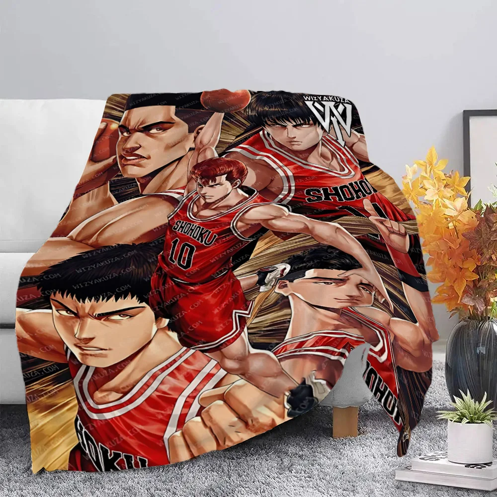 Anime Slam Dunk Printed Blanket Picnic Blankets Warm Blanket Soft and Comfortable Blanket Home Travel Birthday Gift