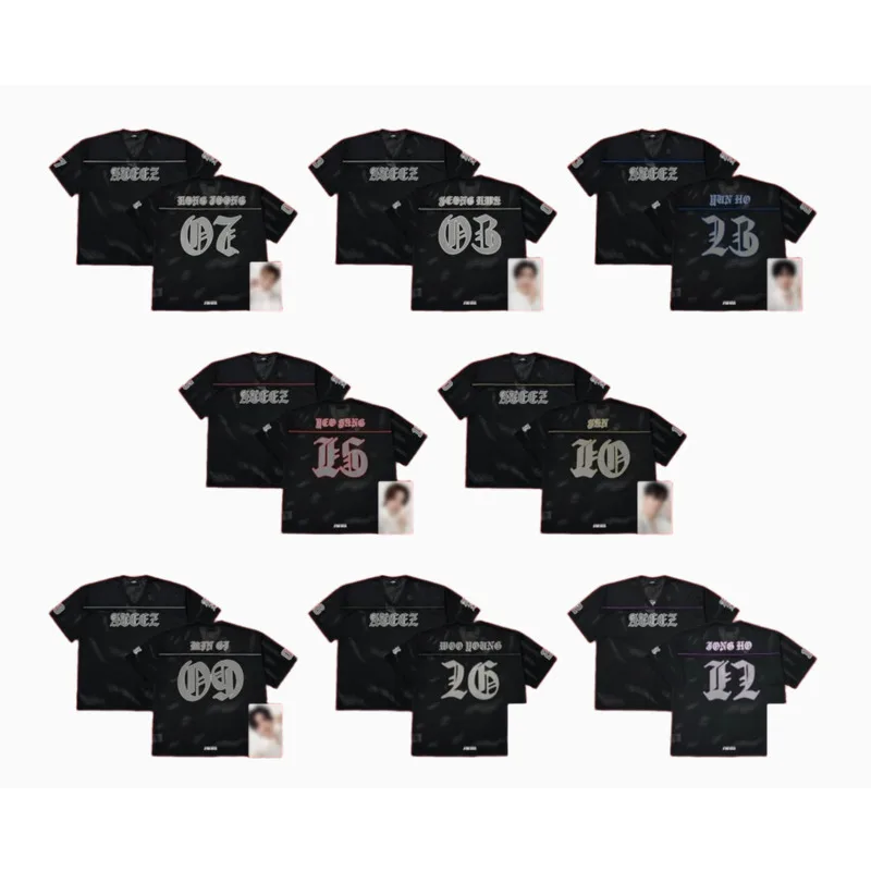 

Kpop Idol Korean New T-Shirt Women Pattern Printed Casual Short Sleeve Tees V-Neck Loose Couple Tops Mesh Breathable Black Shirt