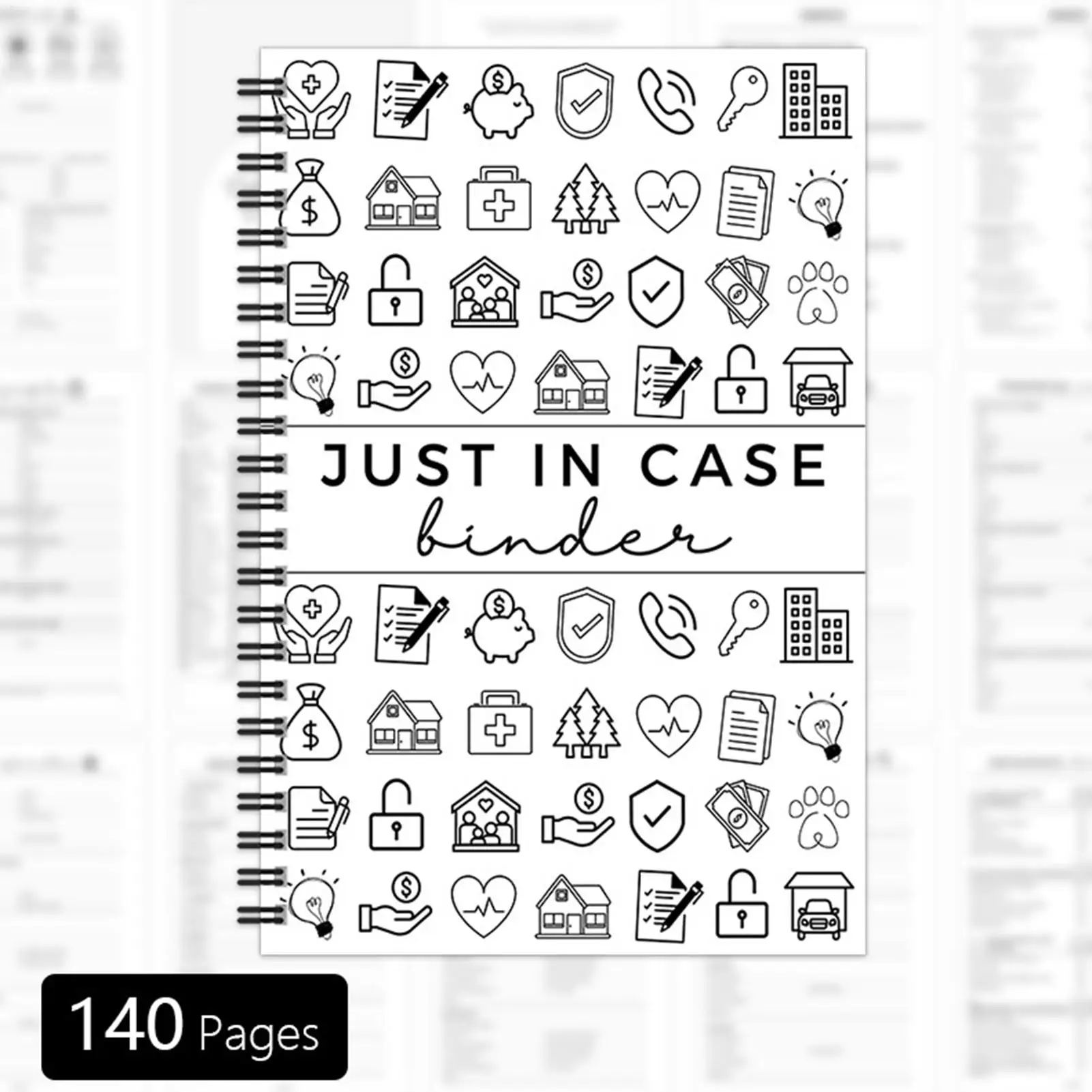 مخطط الميزانية كتاب حساب منظم دفتر مخطط الميزانية 2025 للرجال النساء بنين بنات الشباب المراهقين زوجة الزوج الابن