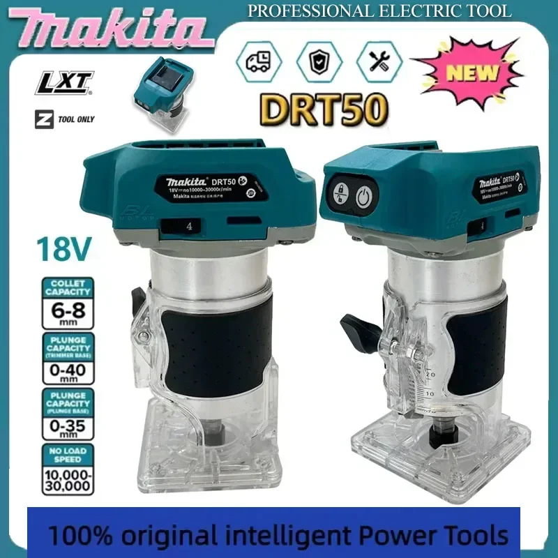 

Оригинальный аккумуляторный триммер Makita DRT50, бесщеточная фрезерная машина для обработки дерева, гравировальный инструмент