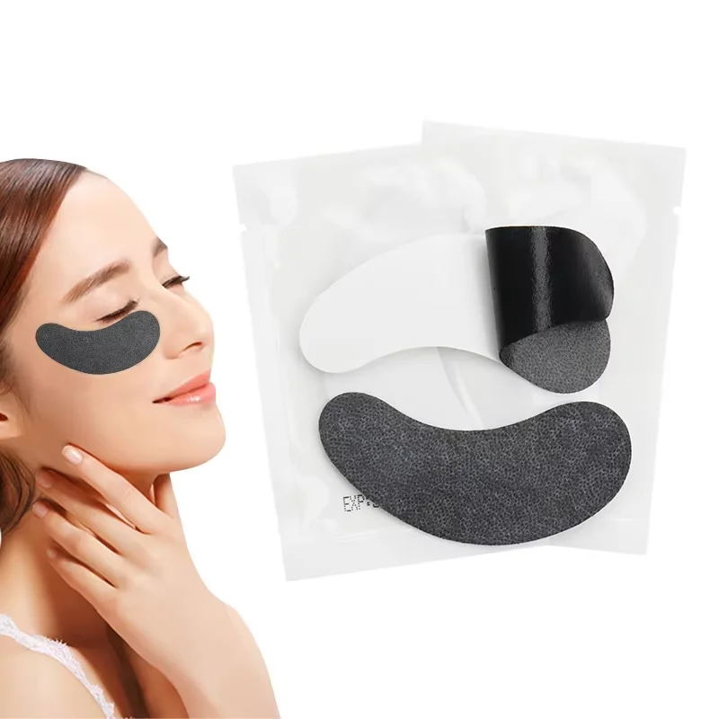 SENSE LASHES 50 Uds parches de Gel negro para ojos para extensión de pestañas UV debajo de las almohadillas para los ojos herramientas de maquillaje