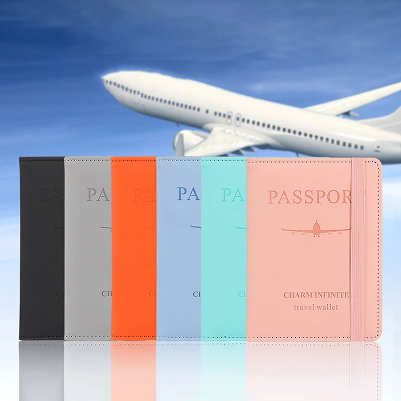 PU Leather RFID Passport Cover Waterproof ID Card Business Passport Holder Travel Multifunction Protector