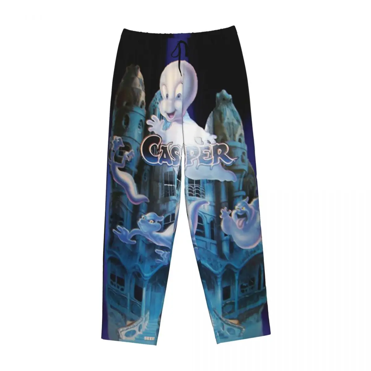 

Женские пижамные брюки Custom The Friendly Ghost Casper с карманами для отдыха и сна