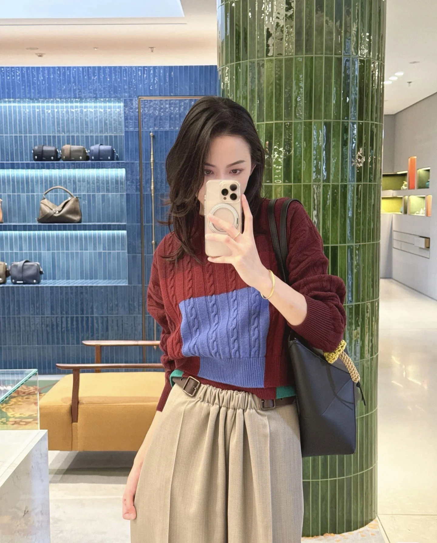 

Цветной воротник, осенне-зимний трикотаж, длинная толстовка с капюшоном све, женский повседневный модный свитер, мягкий средний тонкий