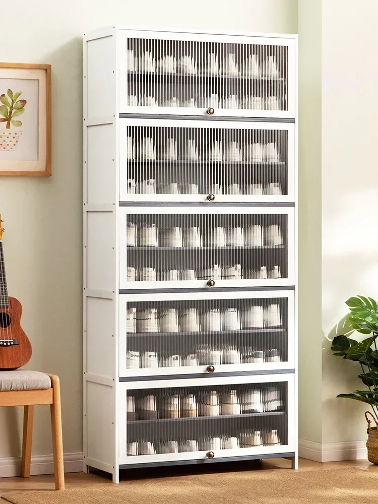 Shoe cabinet, home door, shoe rack, storage artifact, space-saving, simple indoor, good-looking, dust-proof, rental house