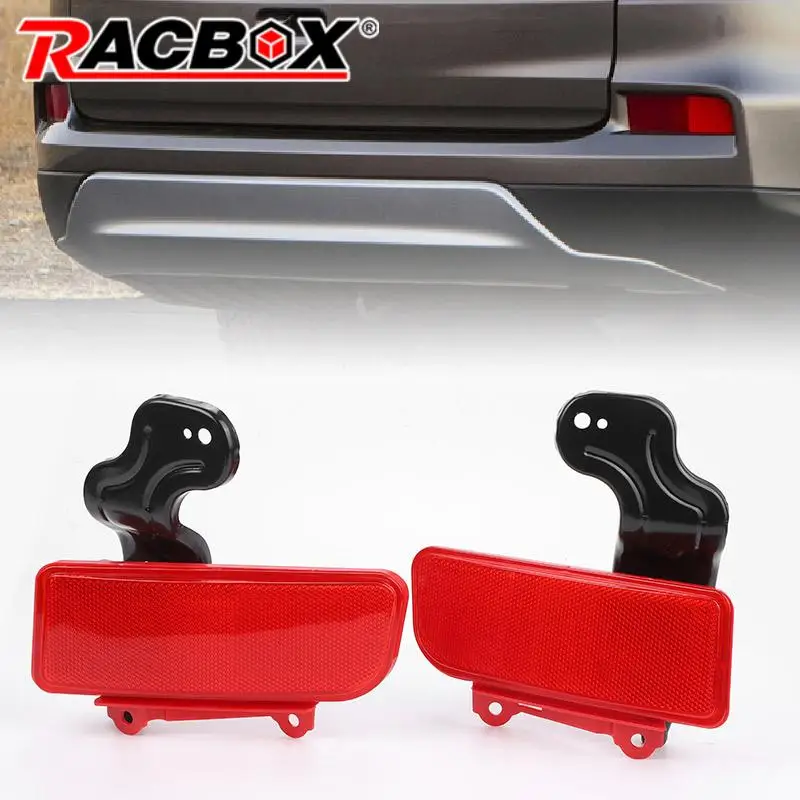 

Отражатель для заднего бампера автомобиля, зеркальная оболочка для левого и правого заднего фонарей, модель 2015 года, 2016 года, 33505-T1W-A01, 33555-T1W-A01