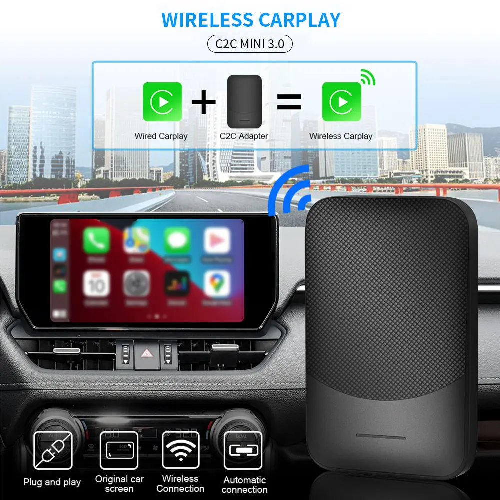 Topleo Android Car Smart Car AI Box Wired Wireless OEM Factory Magic 2 in 1 Wireless Car AI Box Adapter