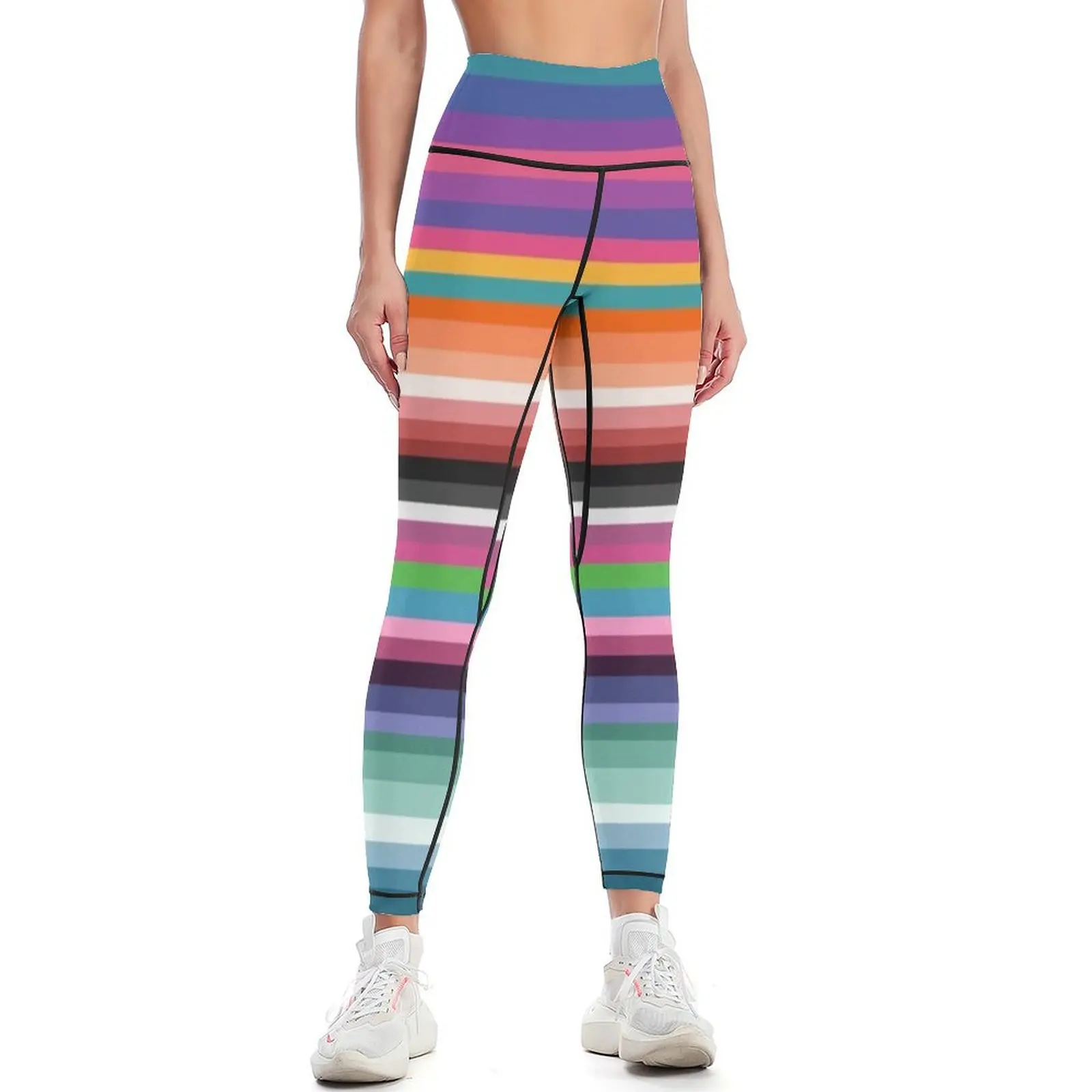 

LGBT Tacky Barcode Leggings Women's pants Women's tights Womens Leggings