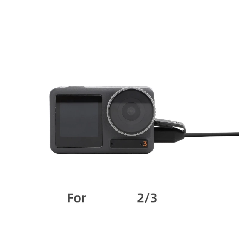 Type-C Lavalier Microphone for Insta360 Noise-reduction Recording Mic for Action 2 3 Microphones