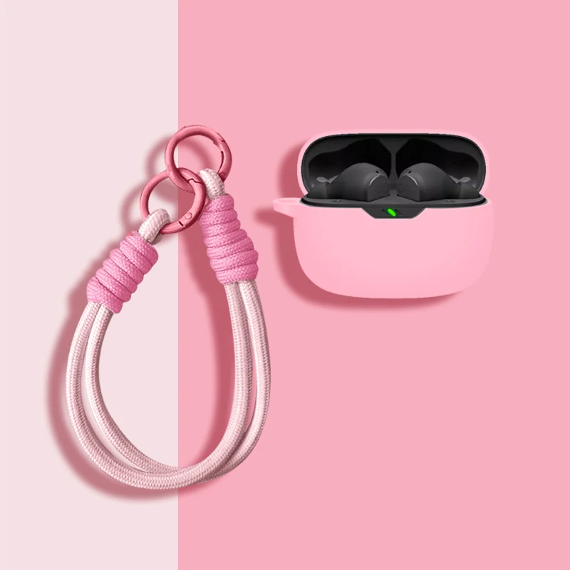 Para jbl onda 200tws caso cor sólida fone de ouvido capa fundas para jbl onda feixe escudo macio à prova de choque silicone sacos de fone de ouvido