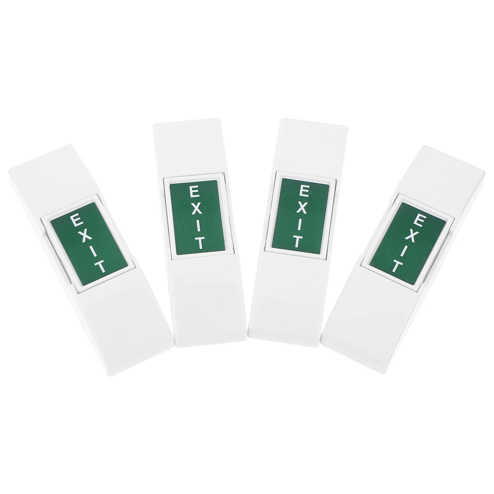 4Pcs Emergency Exit Button Reliable Access Control Quick Door Release Easy Install Commercial Spaces Security Convenience