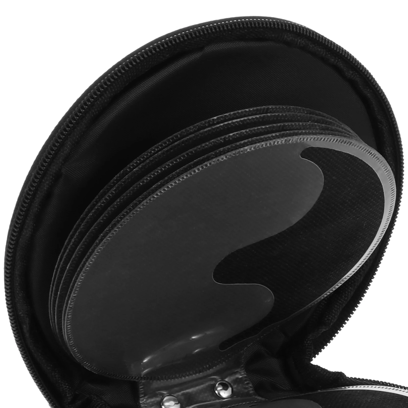 

CD Storage Case Large Capacity Disc Bag Black Zipper Oxford Cloth Blank DVD Wallet Protect Dust Scratch